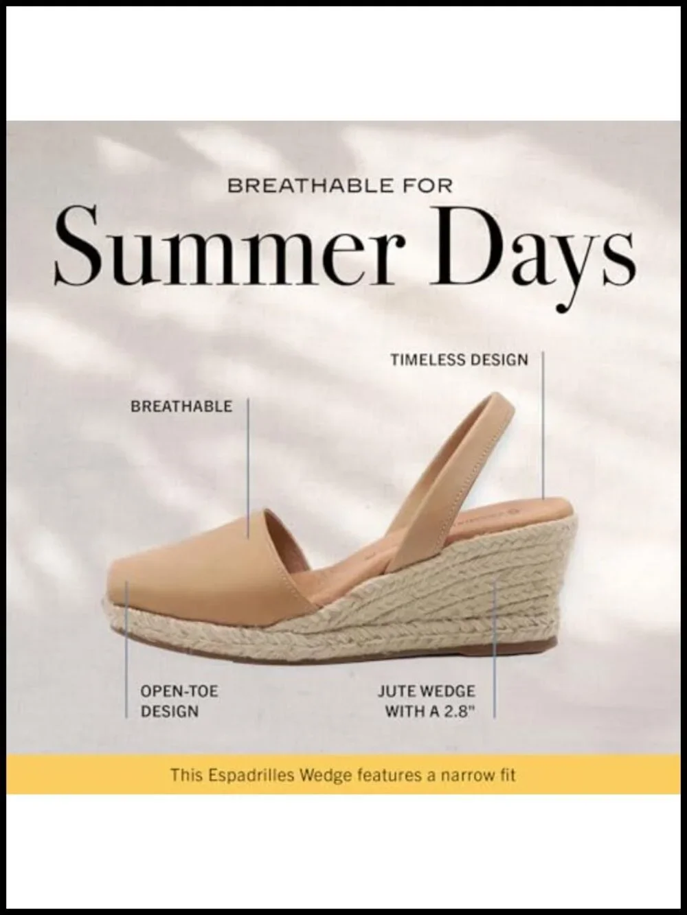Espadrille Wedge Sandals, Peep Toe, Slip On, Jute Wedge, Soft Leather, Padded